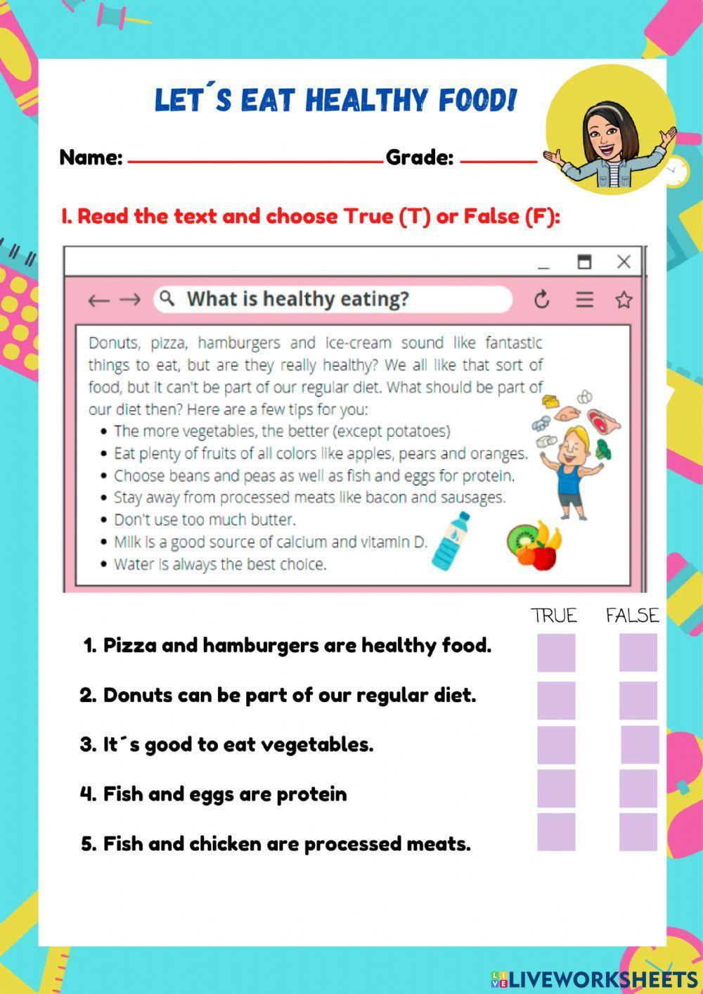 What is eating healthy?