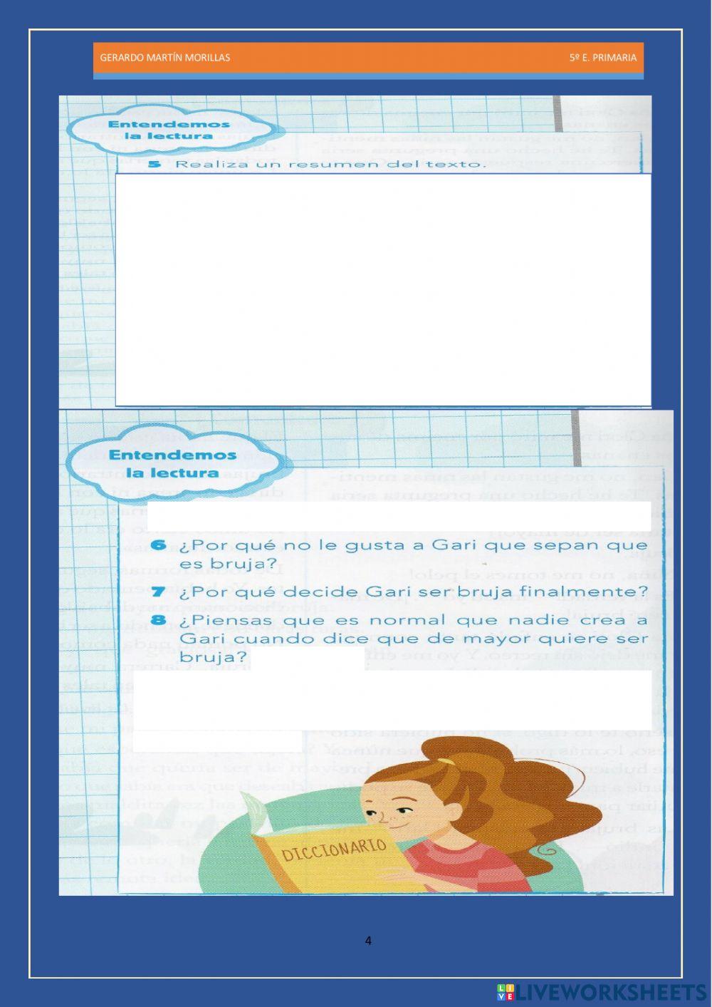 Competencia lectora. Tarea 16.