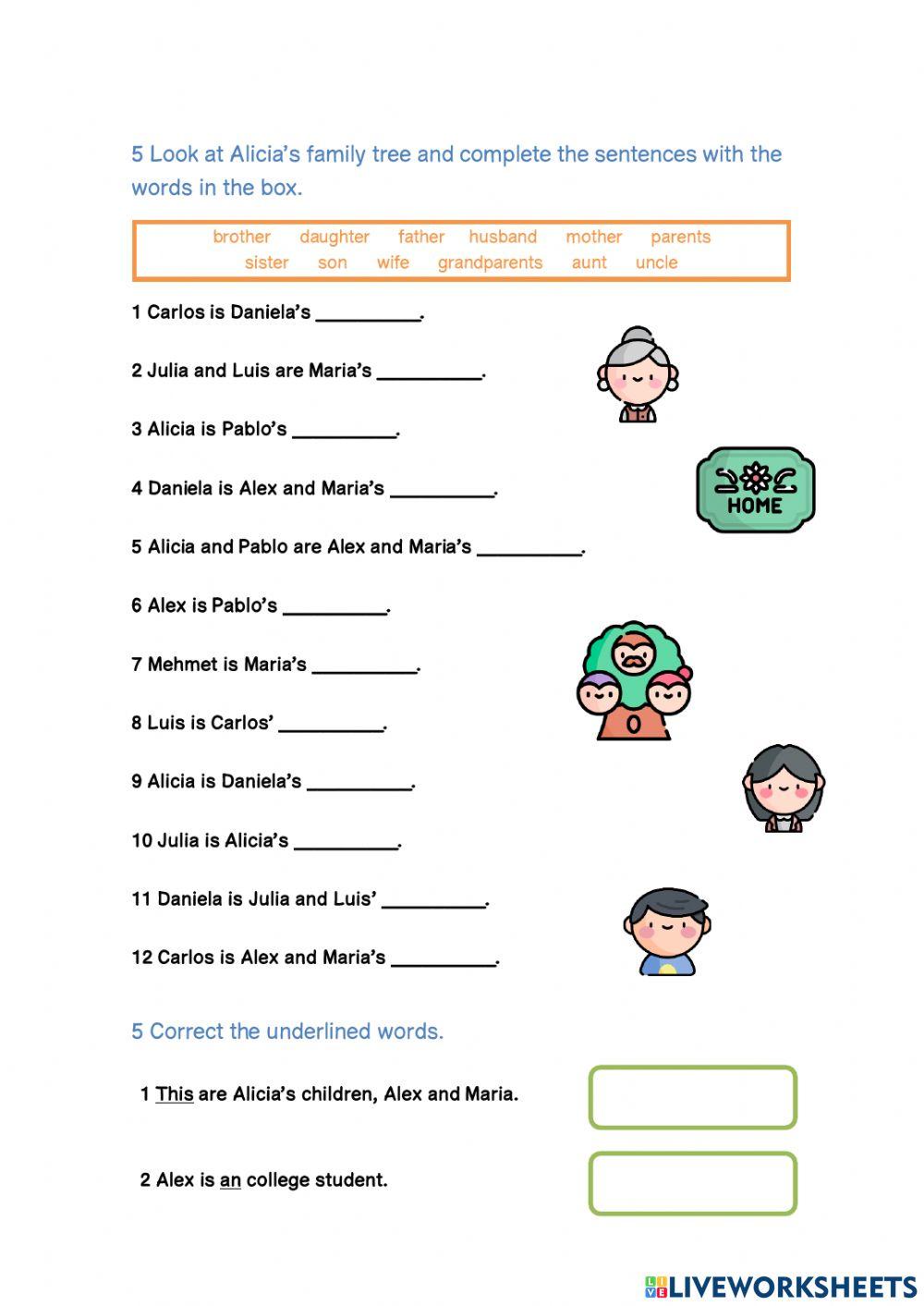 Grammar and vocabulary review