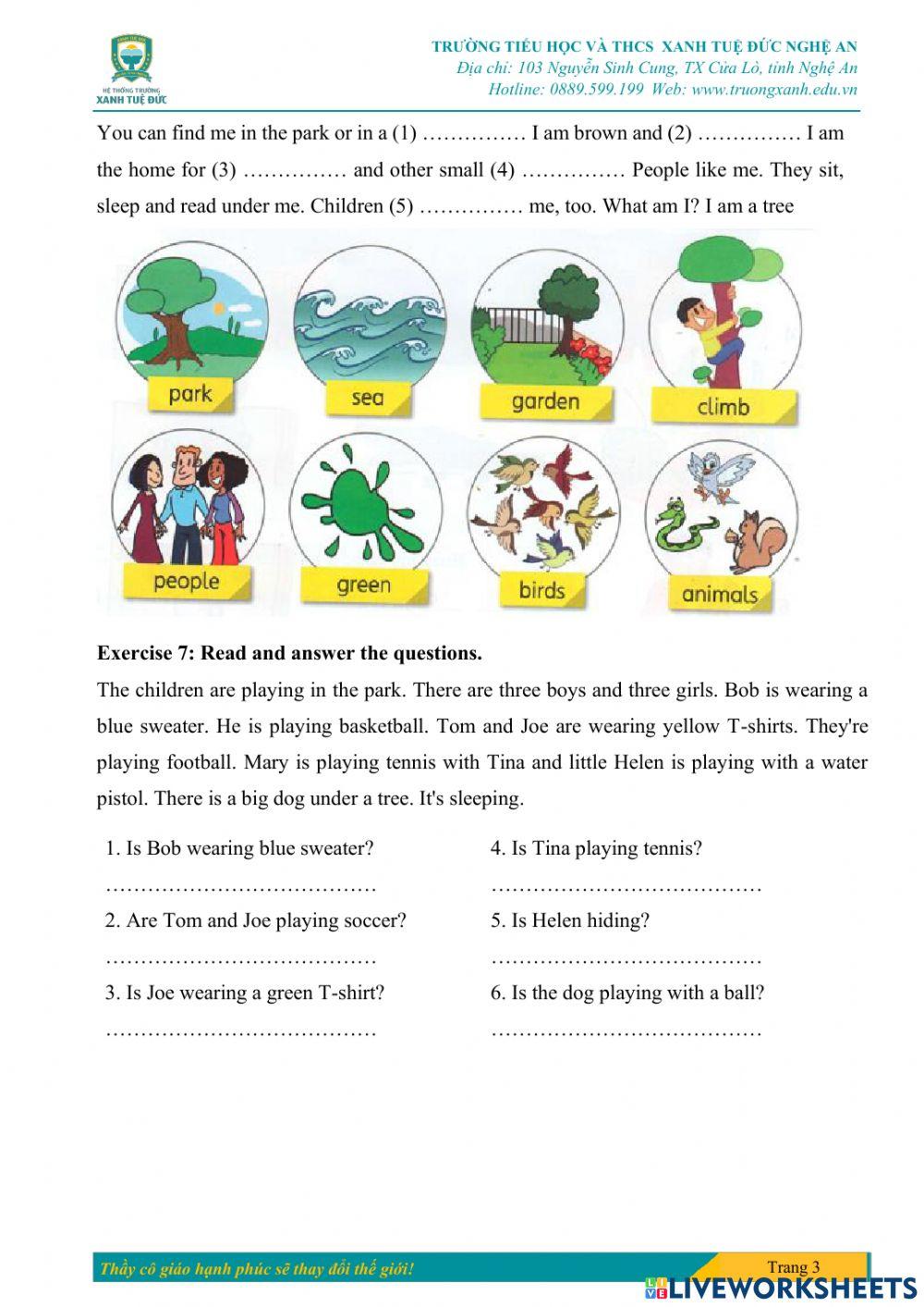 Present simple and Continuous