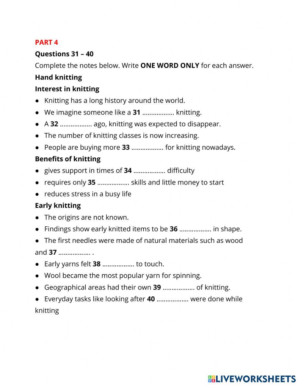 CAM 16 Test 3 Listening section 3&4