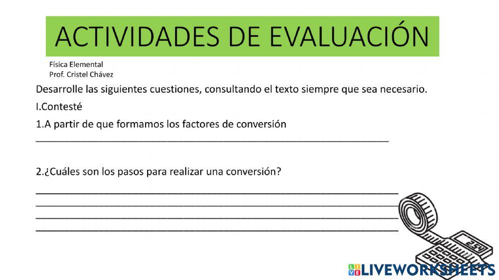 Conversión de Unidades