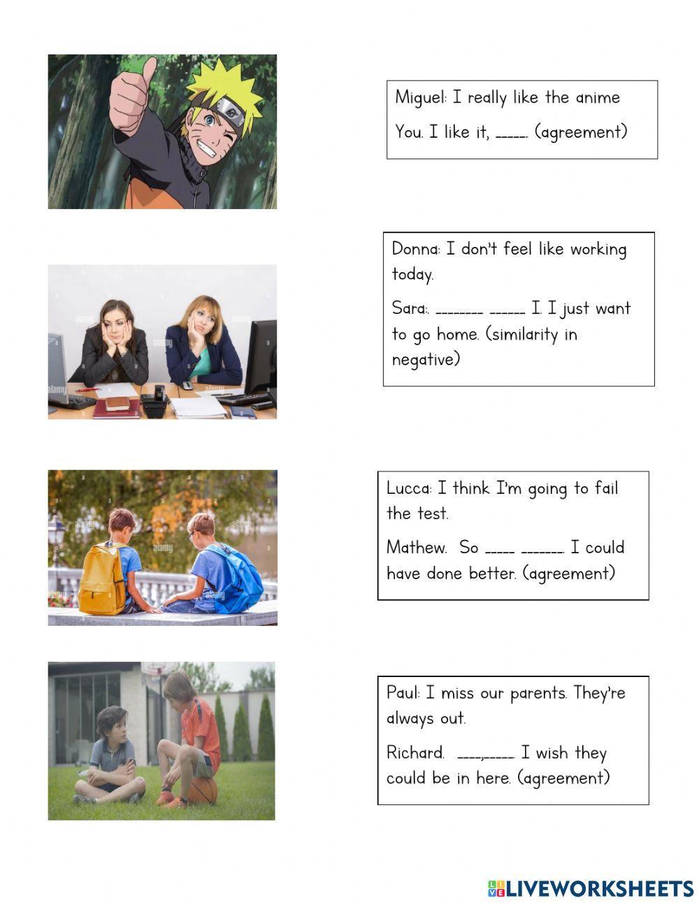 Similarity and agreement