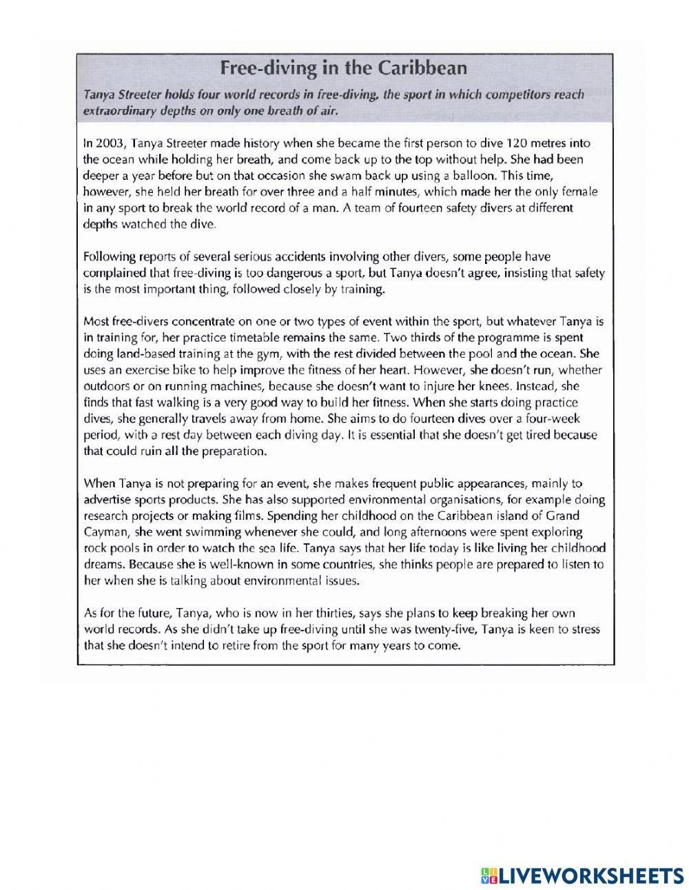 Pet reading homework 15