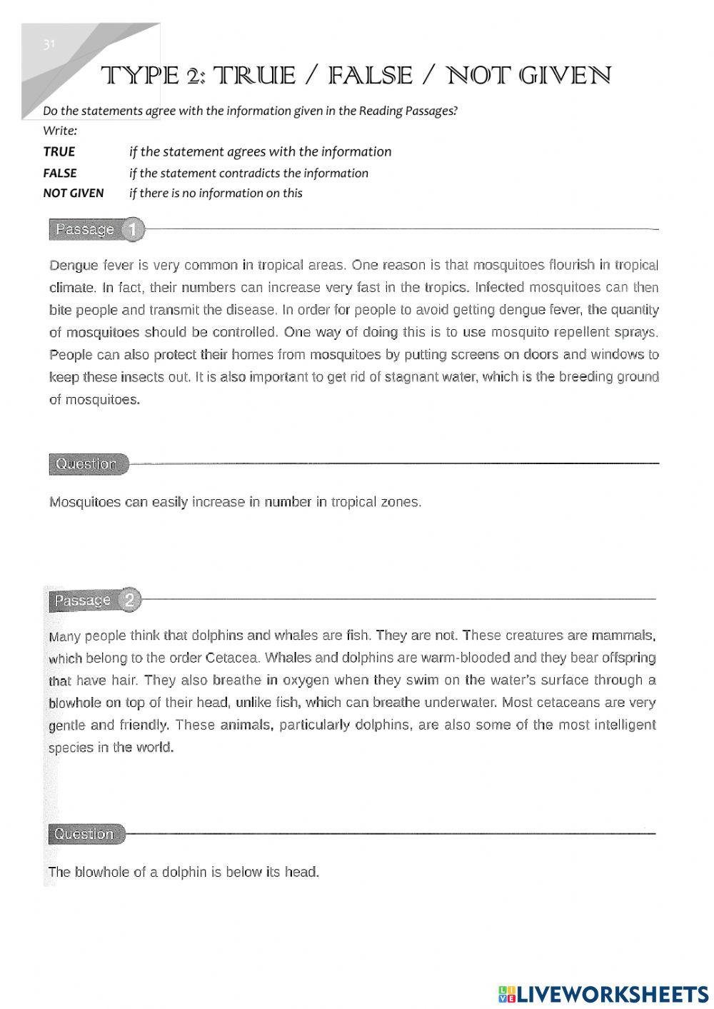 True-false-notgiven PART 1 True-false-notgiven PART 1