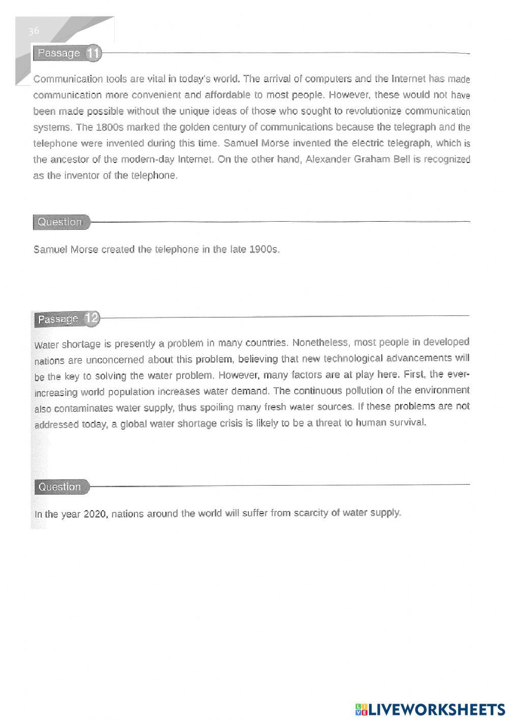 True-false-notgiven PART 1 True-false-notgiven PART 1