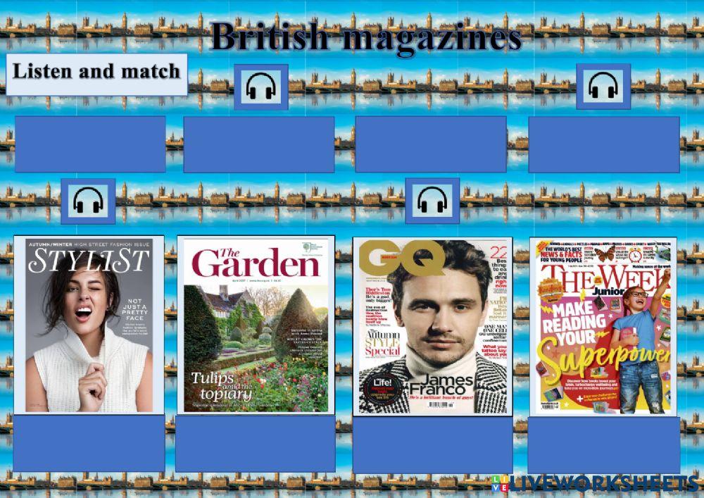British magazines