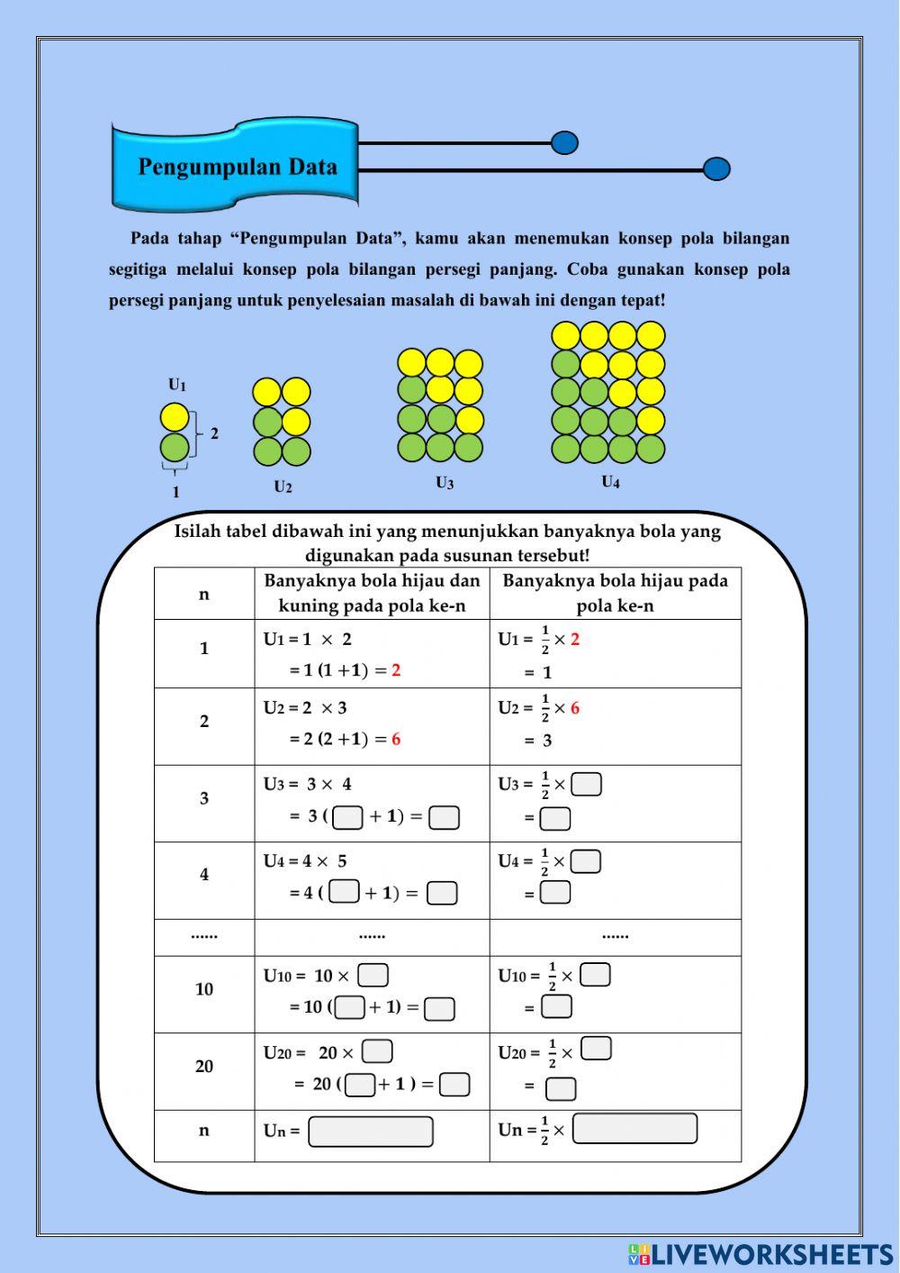 Pola Bilangan Segitiga