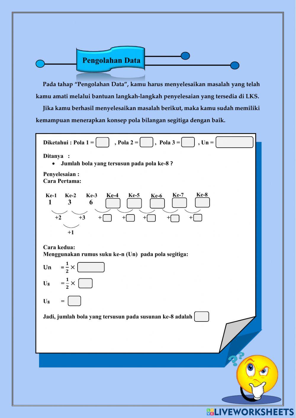 Pola Bilangan Segitiga