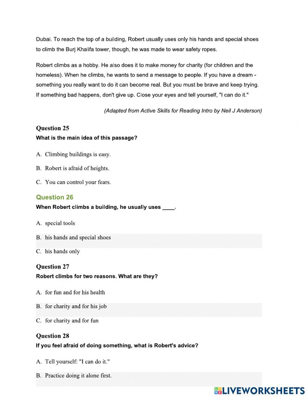 Đề thi thử số 3-Toefl primary-P2