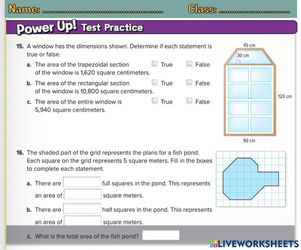 Area of Composite Figures