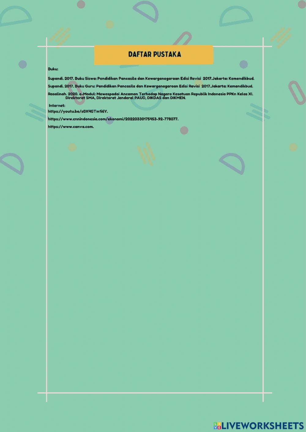 Mewaspadai ancaman terhadap kedudukan nkri