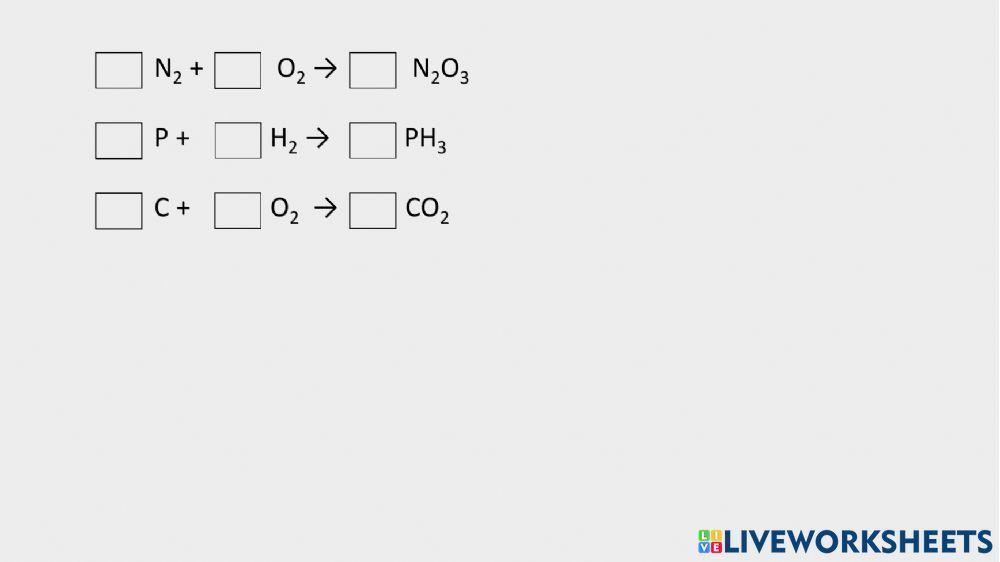 Ajuste de ecuaciones químicas