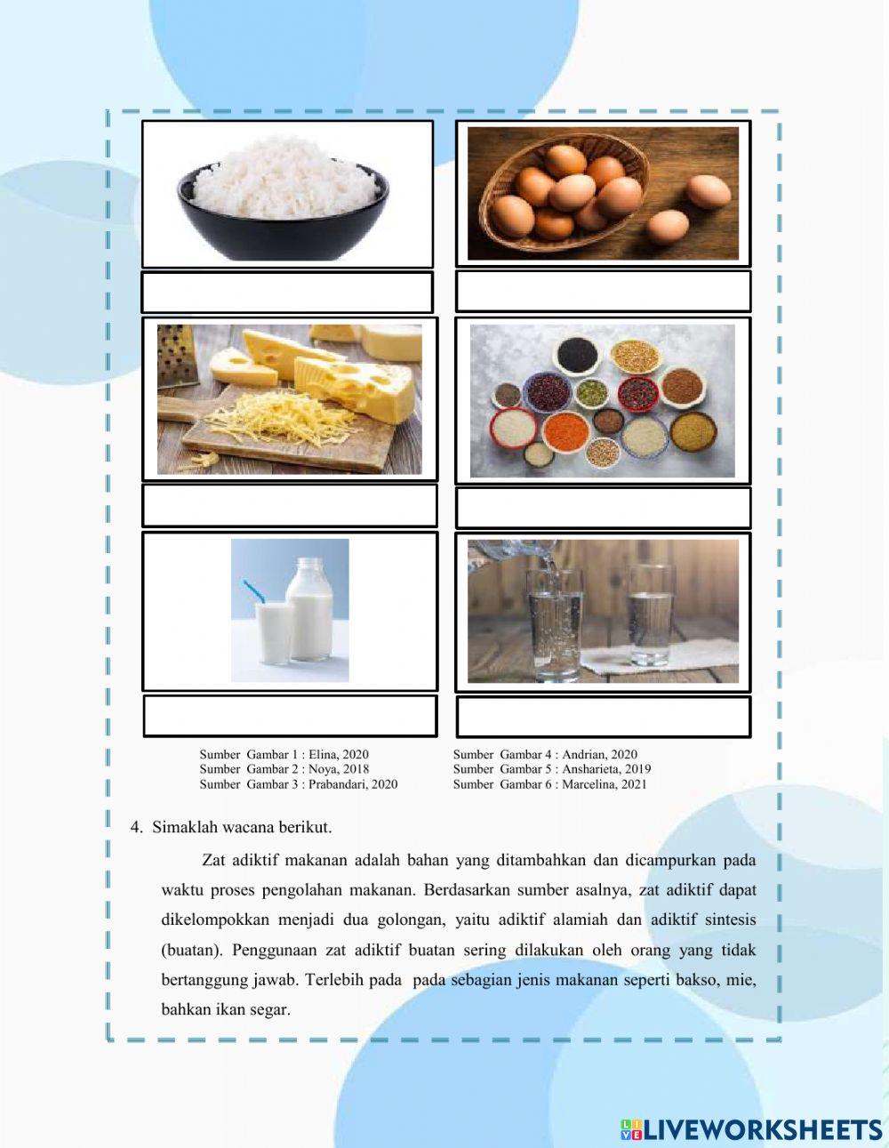 E-LKPD1 MAKANAN DAN ZAT MAKANAN