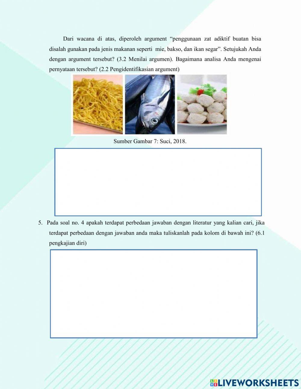 E-LKPD1 MAKANAN DAN ZAT MAKANAN