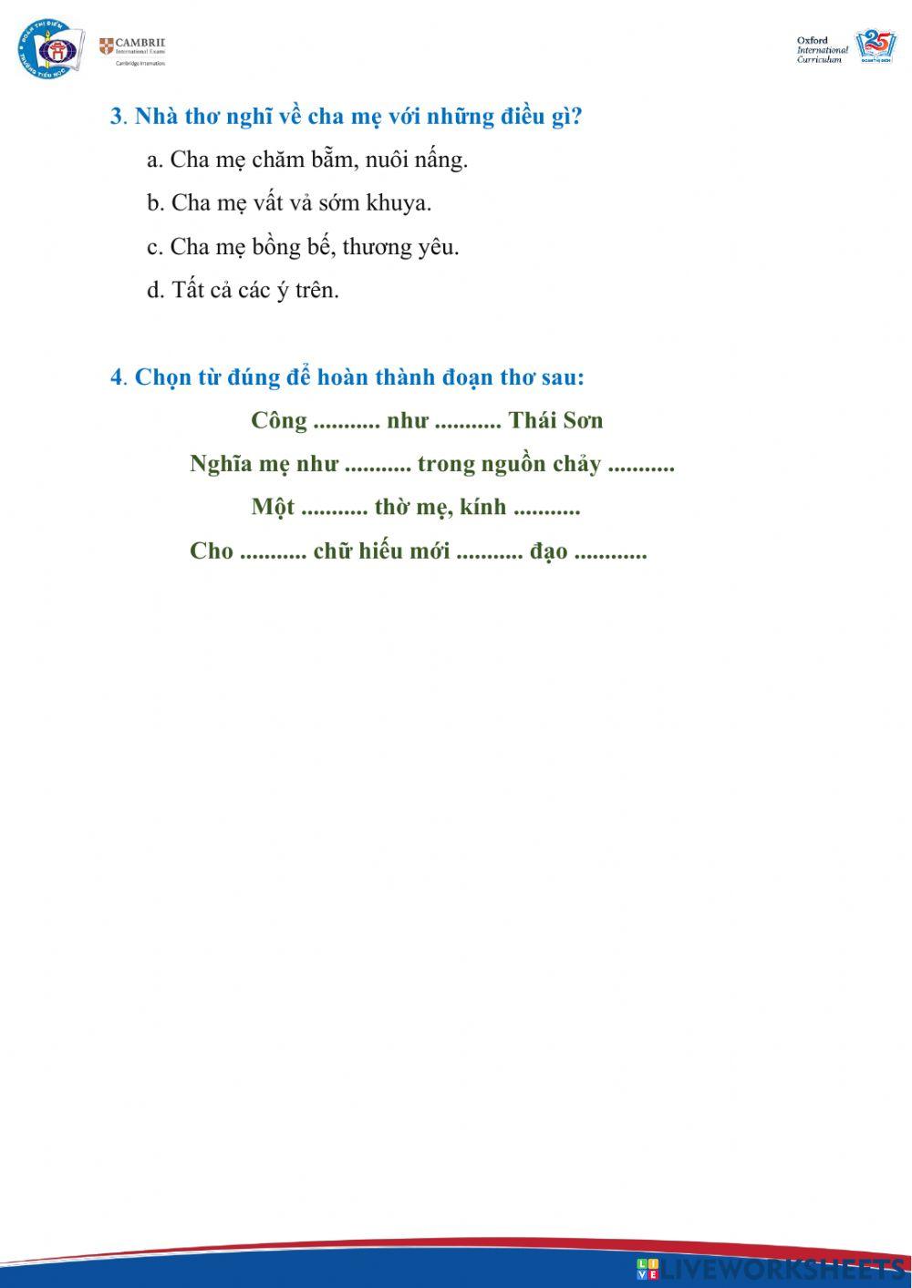 Bài tập tuần 33