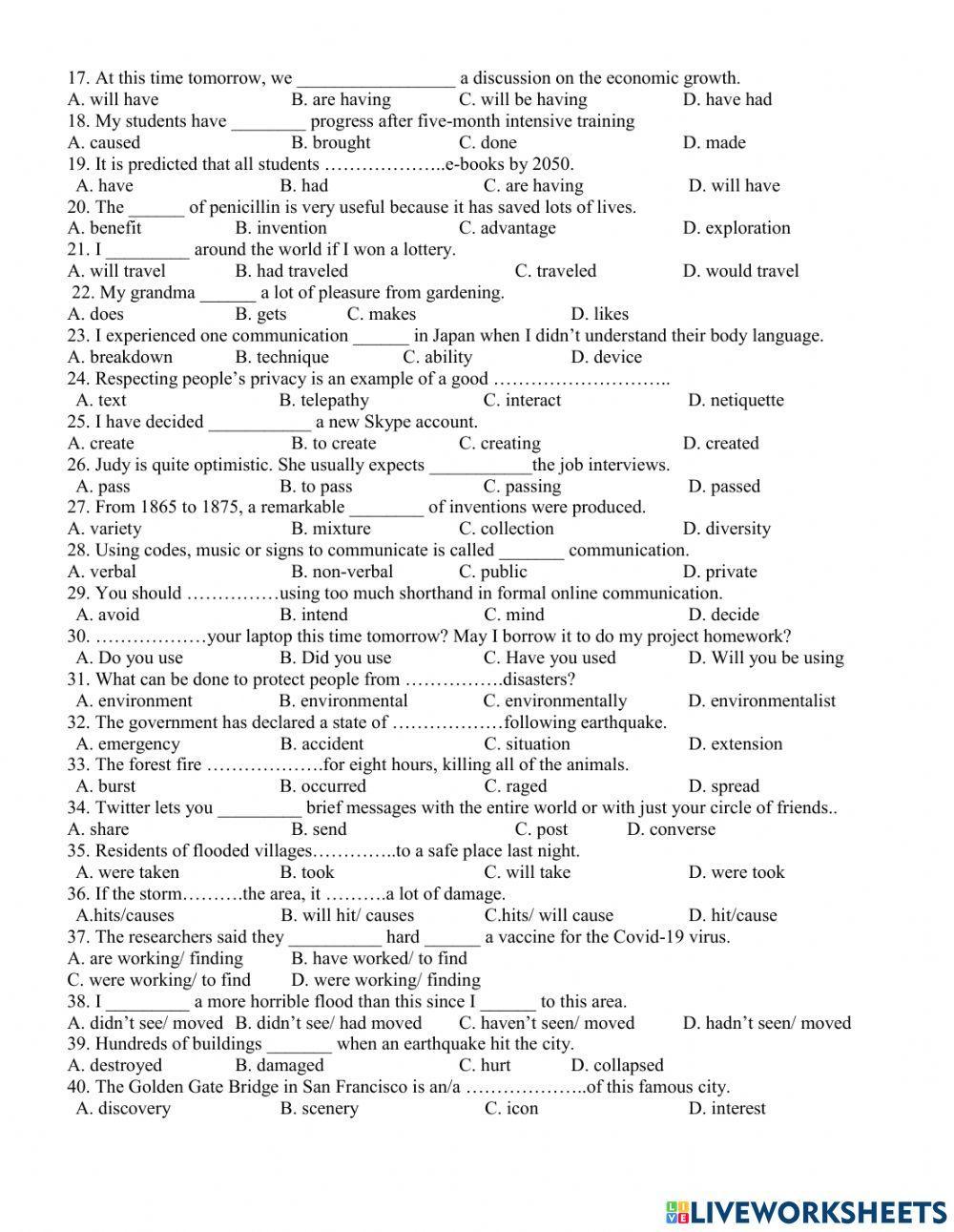 Grade 8- Final term 2
