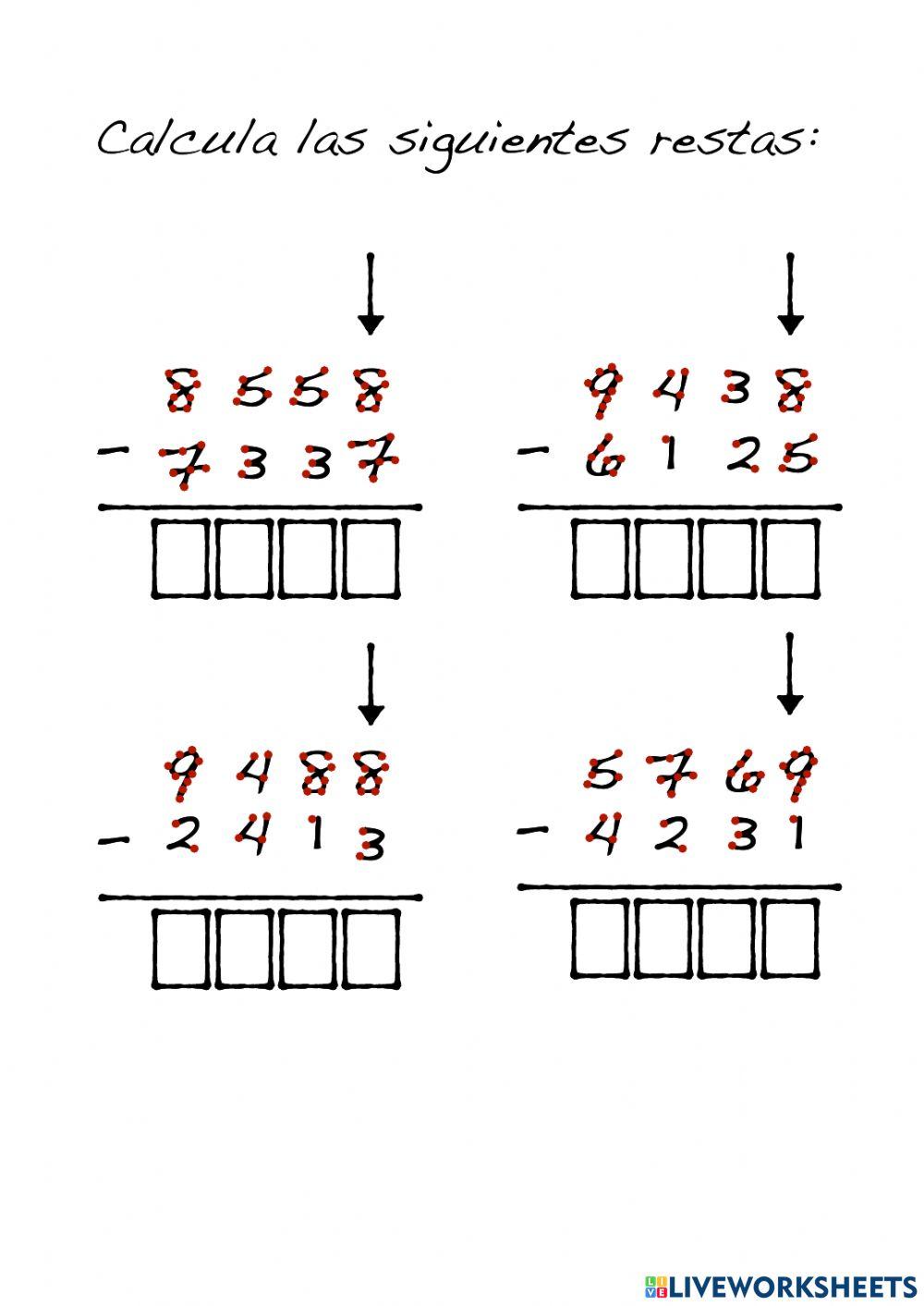 Sumas y Restas con Puntos