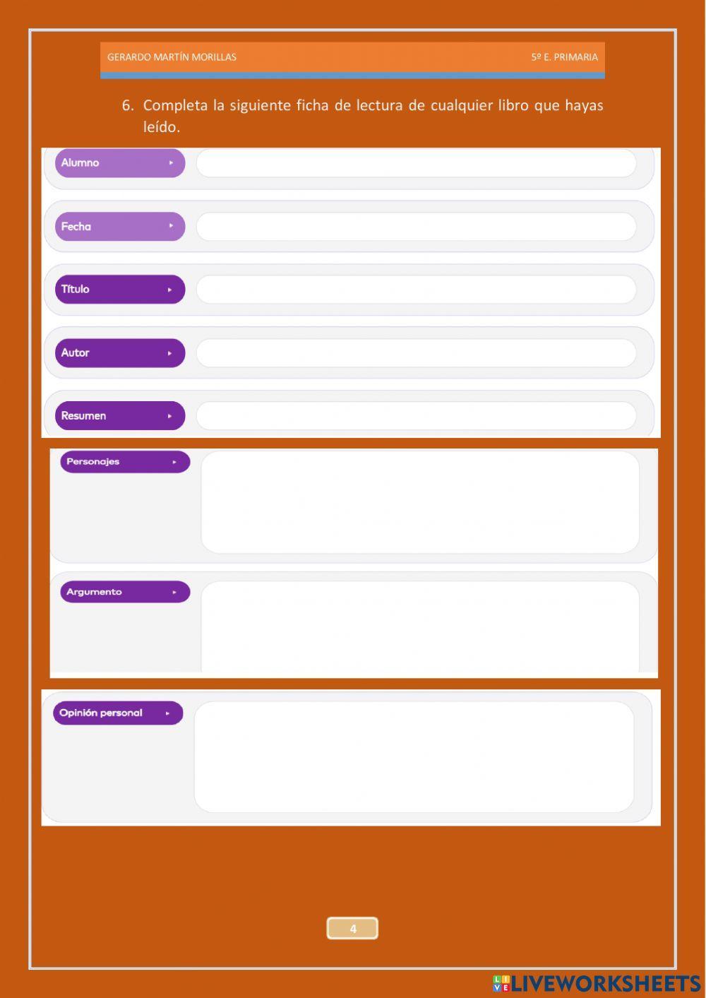 Competencia literaria. Tarea 10.