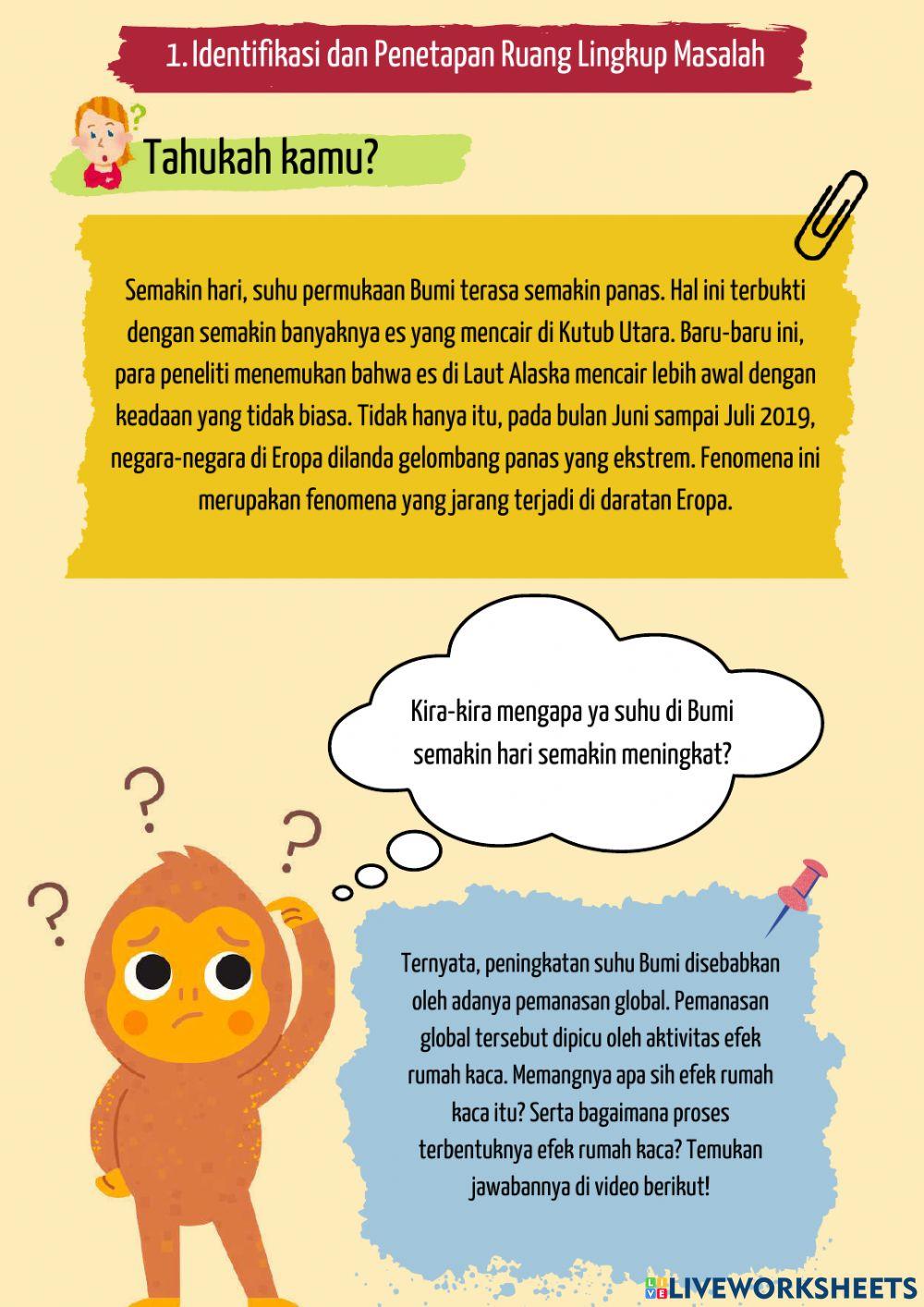 LKPD 1 - Pemodelan Efek Rumah Kaca