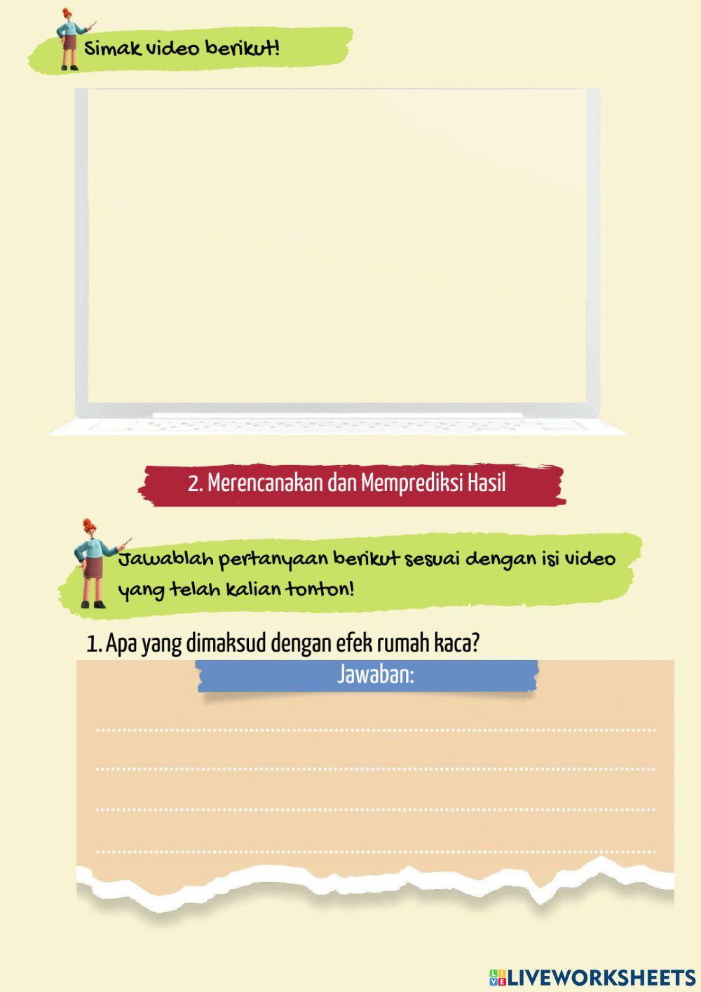 LKPD 1 - Pemodelan Efek Rumah Kaca