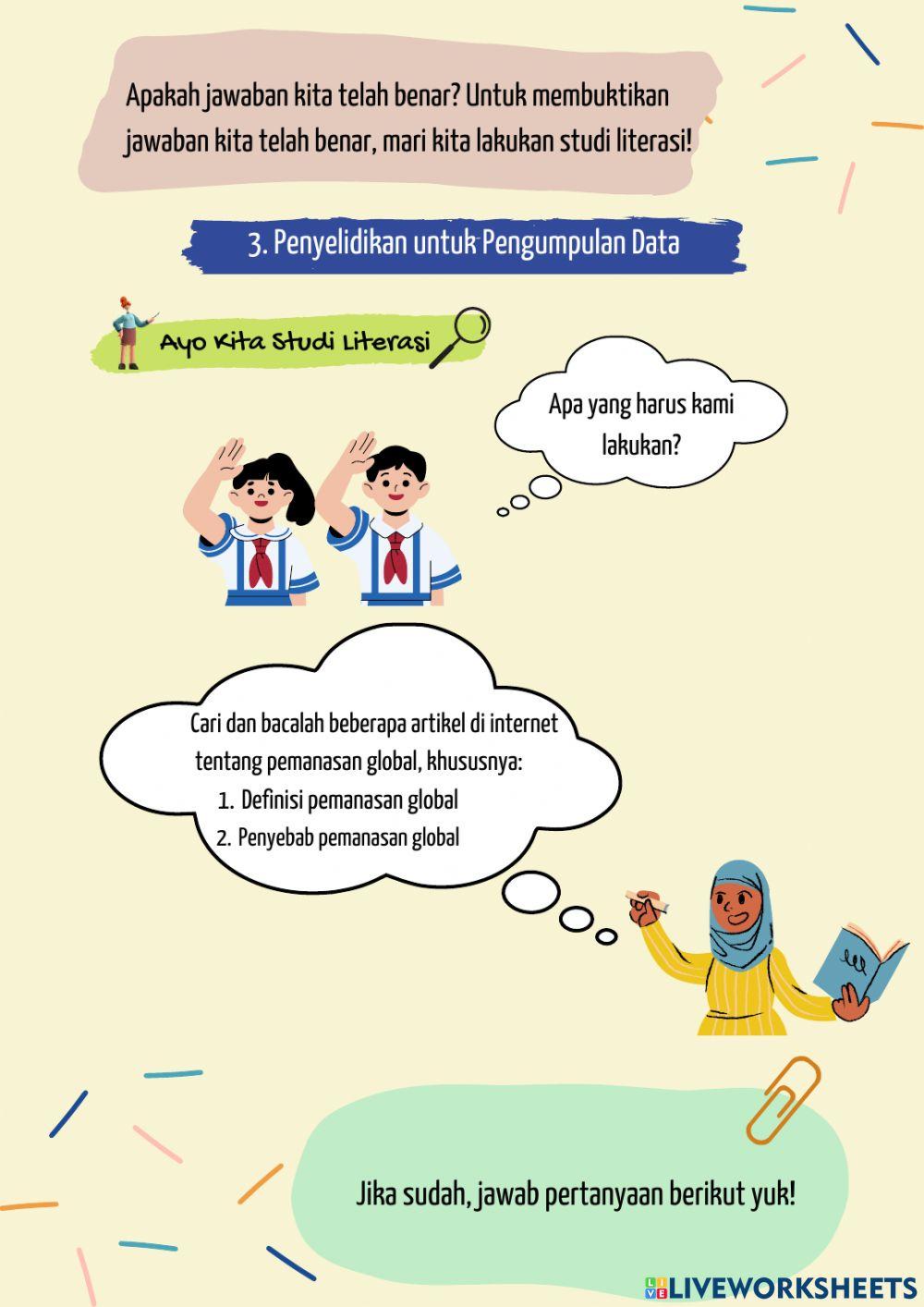 LKPD 2 - Studi Literasi -Definisi dan Penyebab Terjadinya Pemanasan Global