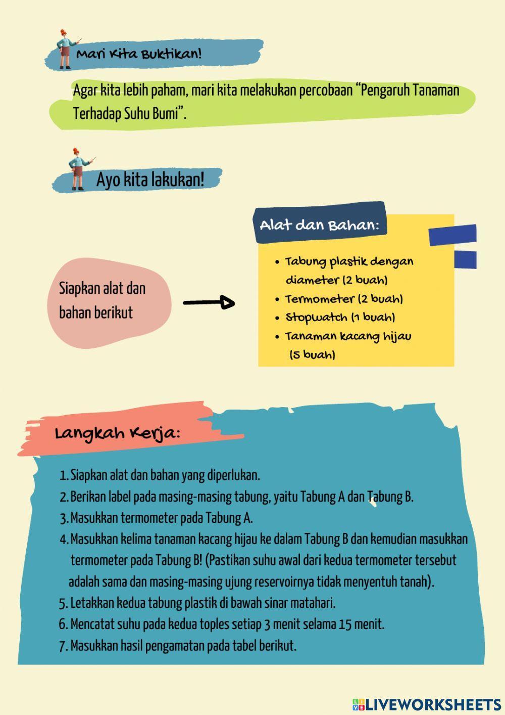 LKPD 3 - Studi Literasi & Pembuktian -Dampak & Upaya Menanggulangi Pemanasan Global