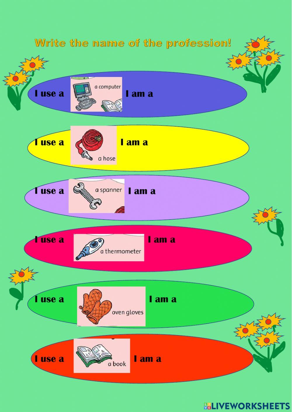 ANG 4 - Professions - psaní
