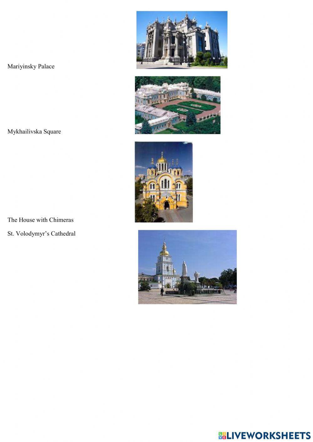 Some Kyiv's attractions