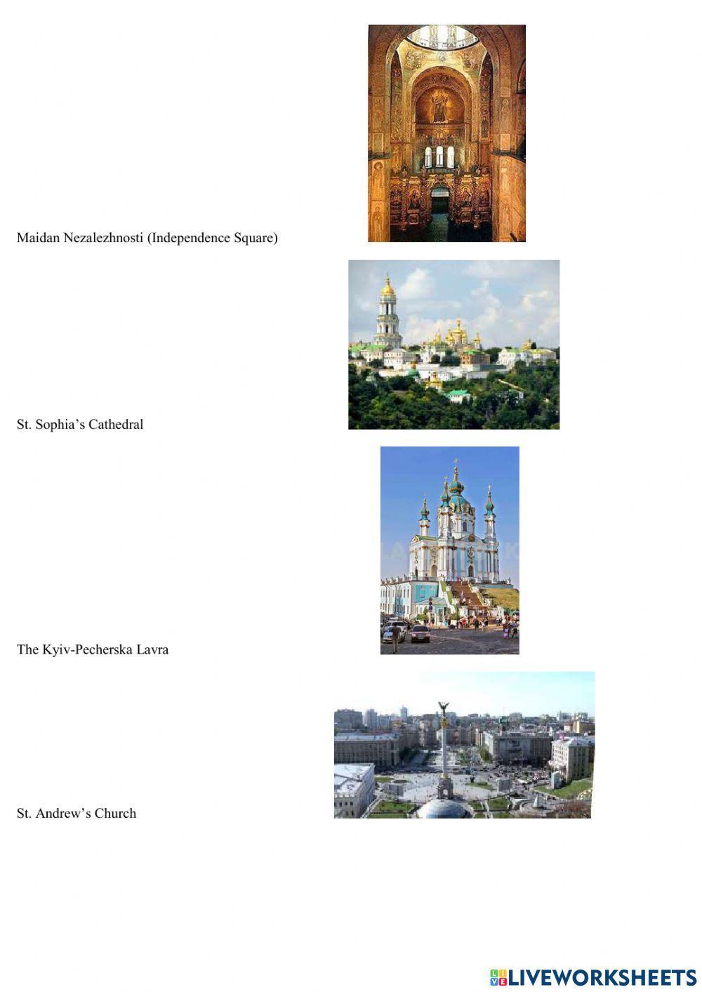 Some Kyiv's attractions