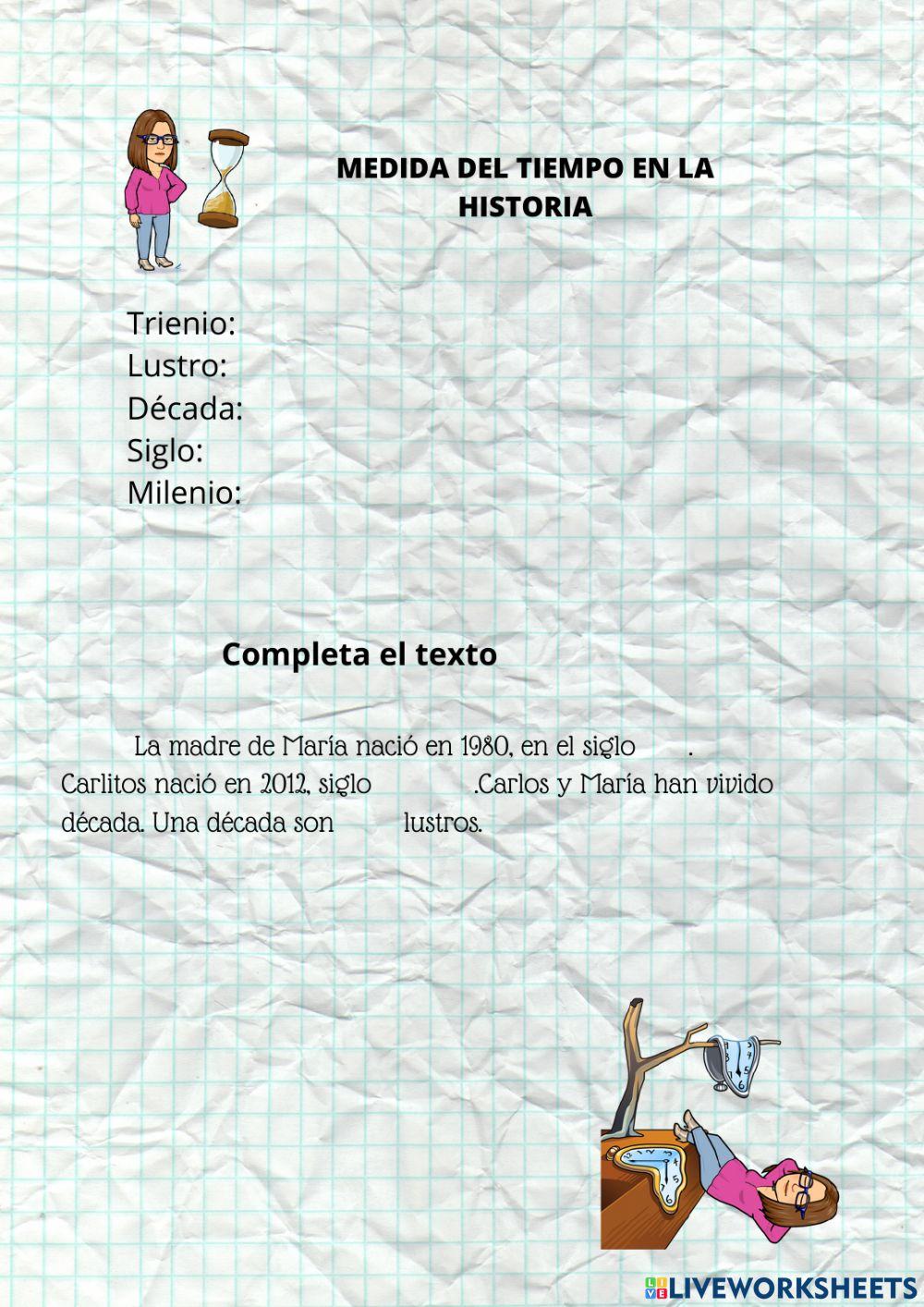 Medida del tiempo en la historia