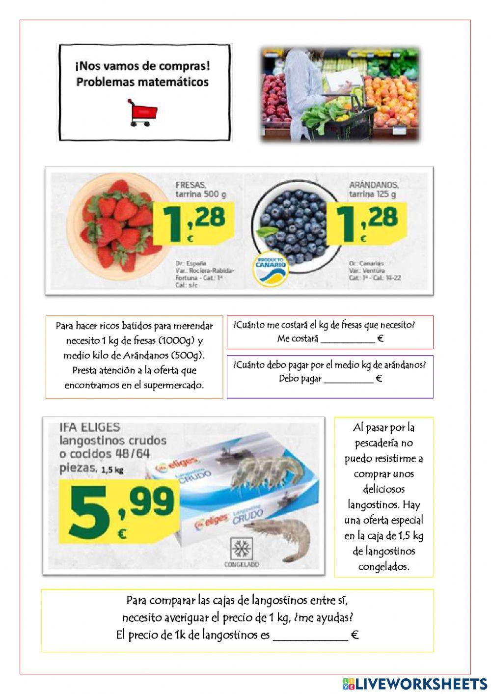 Operaciones con decimales