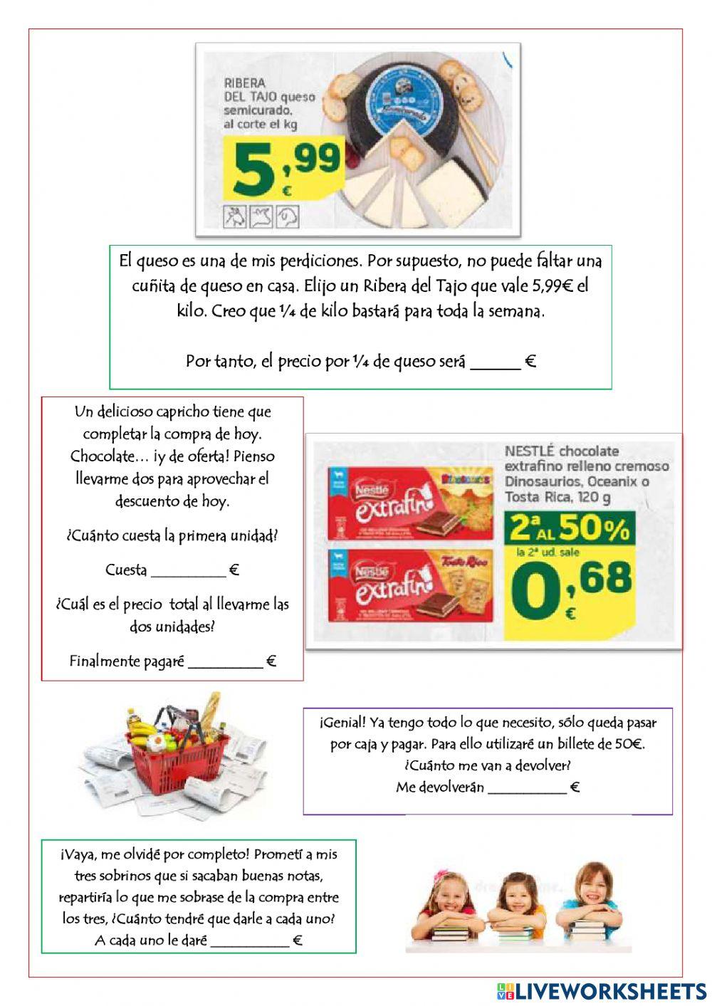 Operaciones con decimales