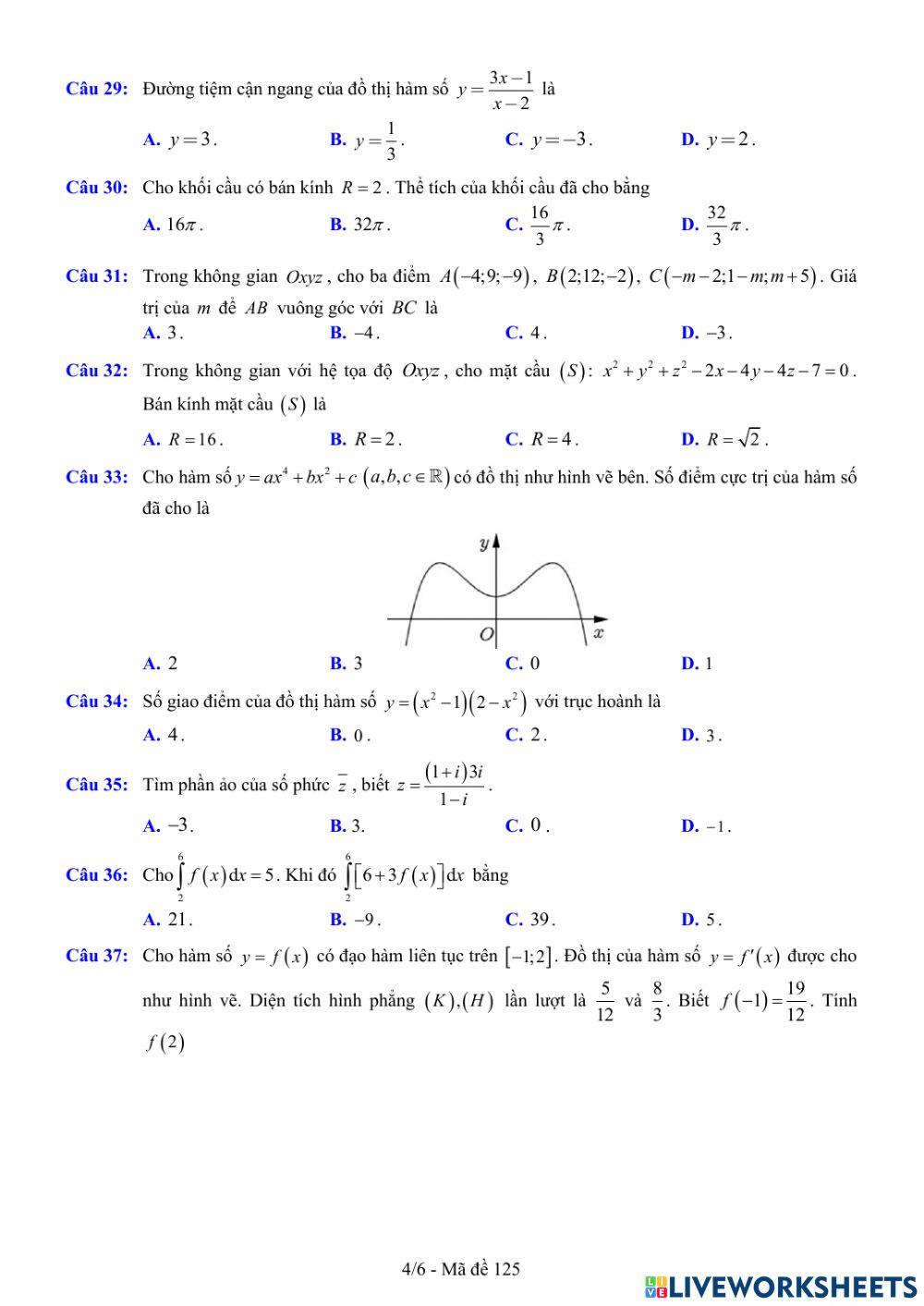TNTHPT-MĐ-67-Đề ôn tập số 125