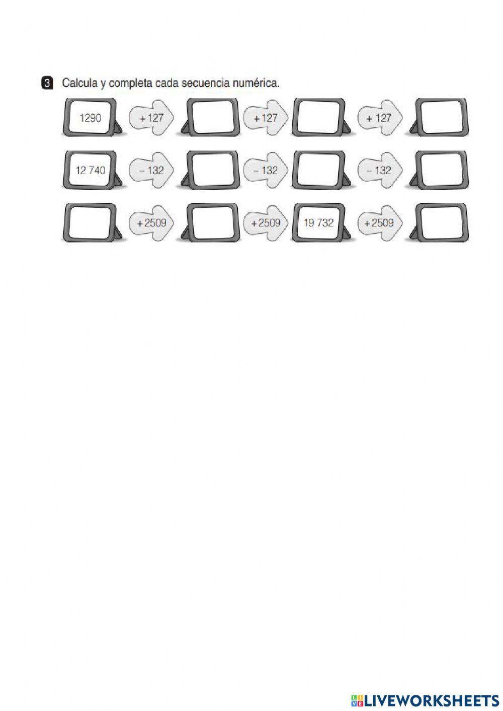 Adición y sustracción