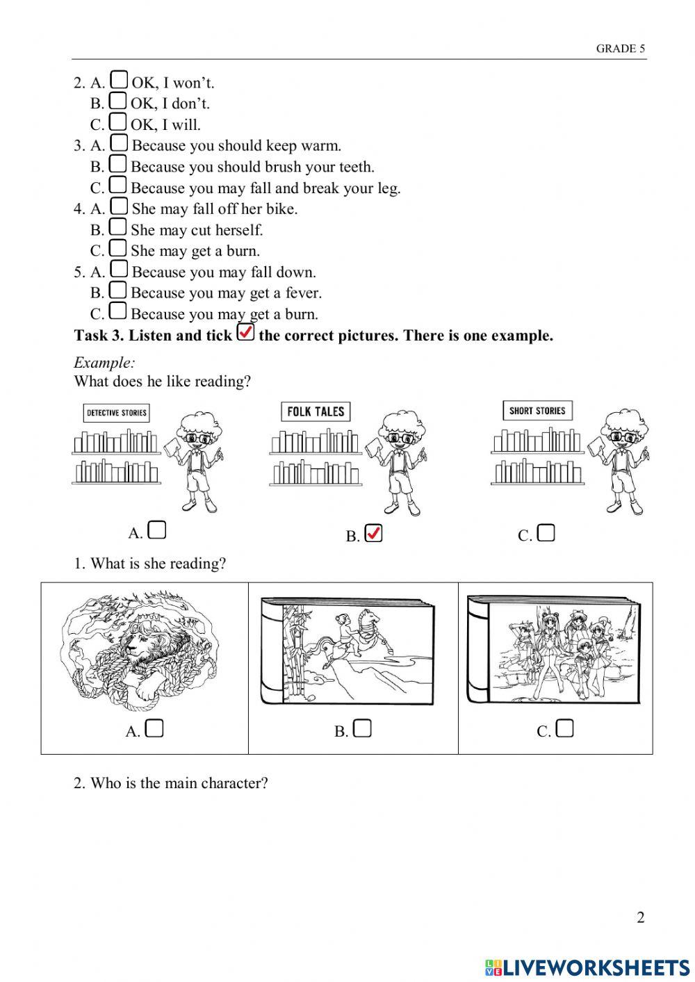 2nd Term Test-Grade 5-2