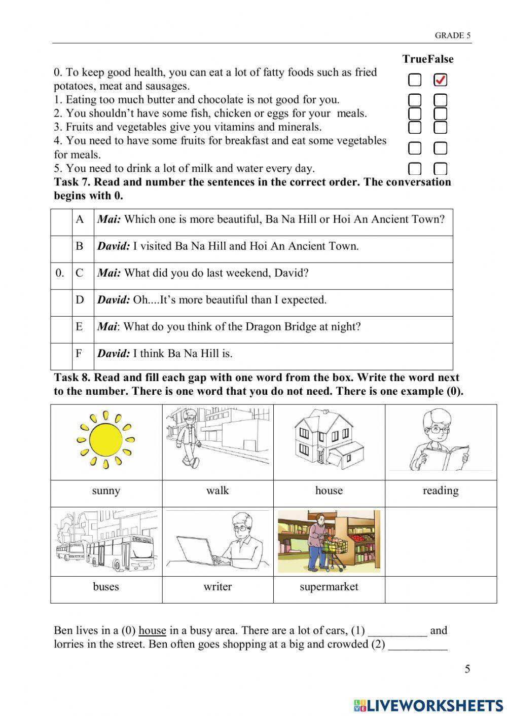 2nd Term Test-Grade 5-2