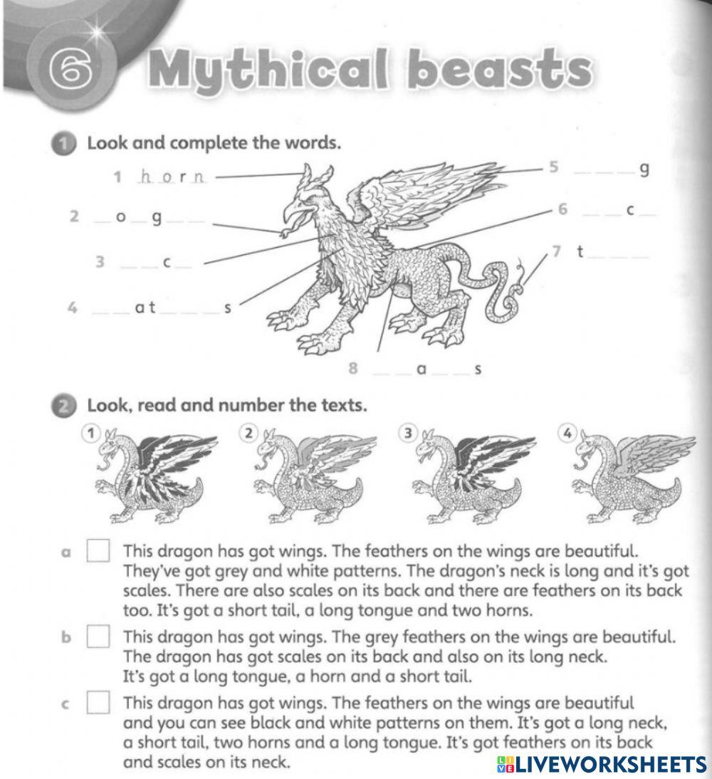Mythical beasts