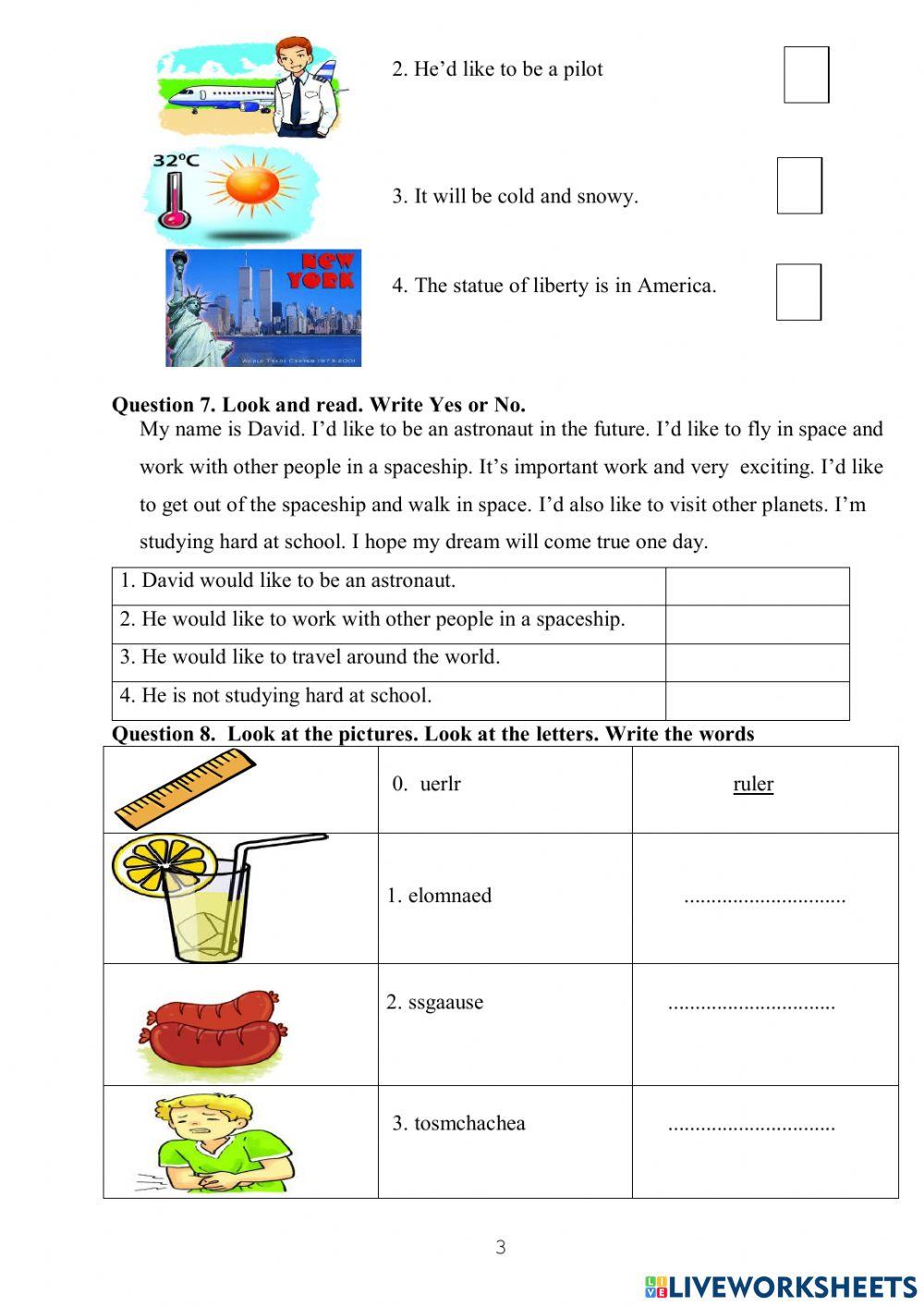 2nd Term test -Grade 5- 3