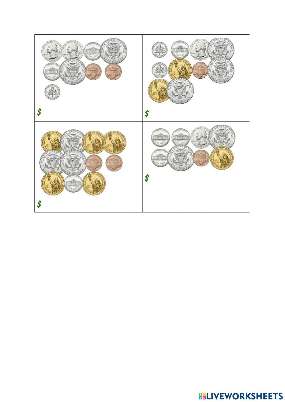 Contando monedas