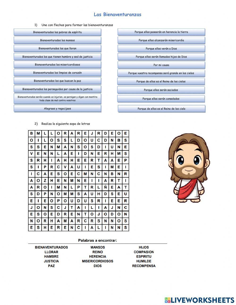 Actividad Bienaventuranzas