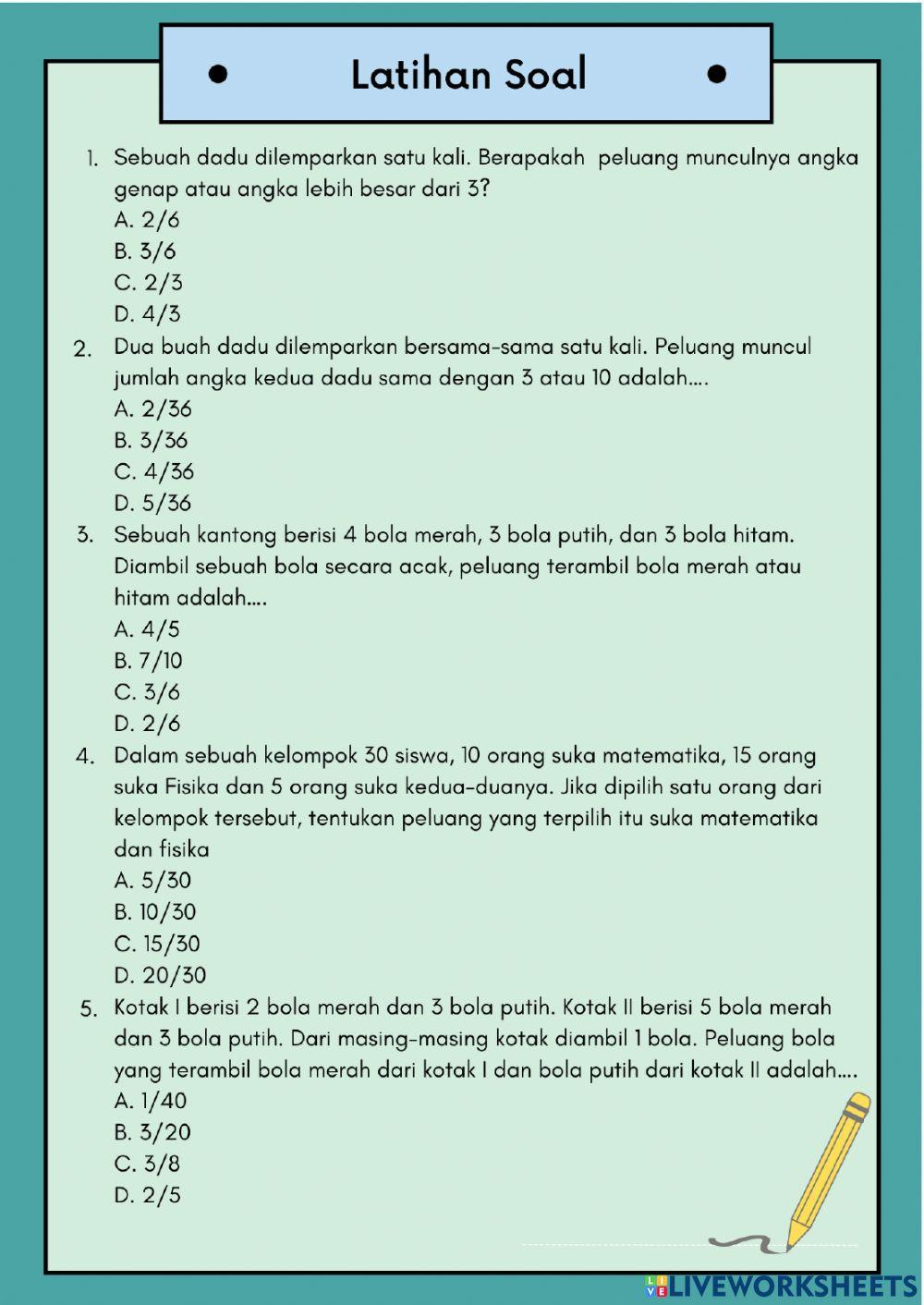 Peluang Kejadian Majemuk