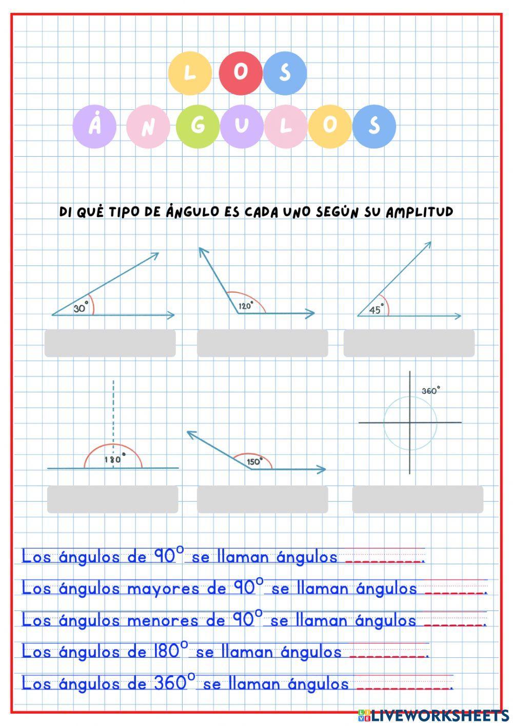 Amplitud de los ángulos