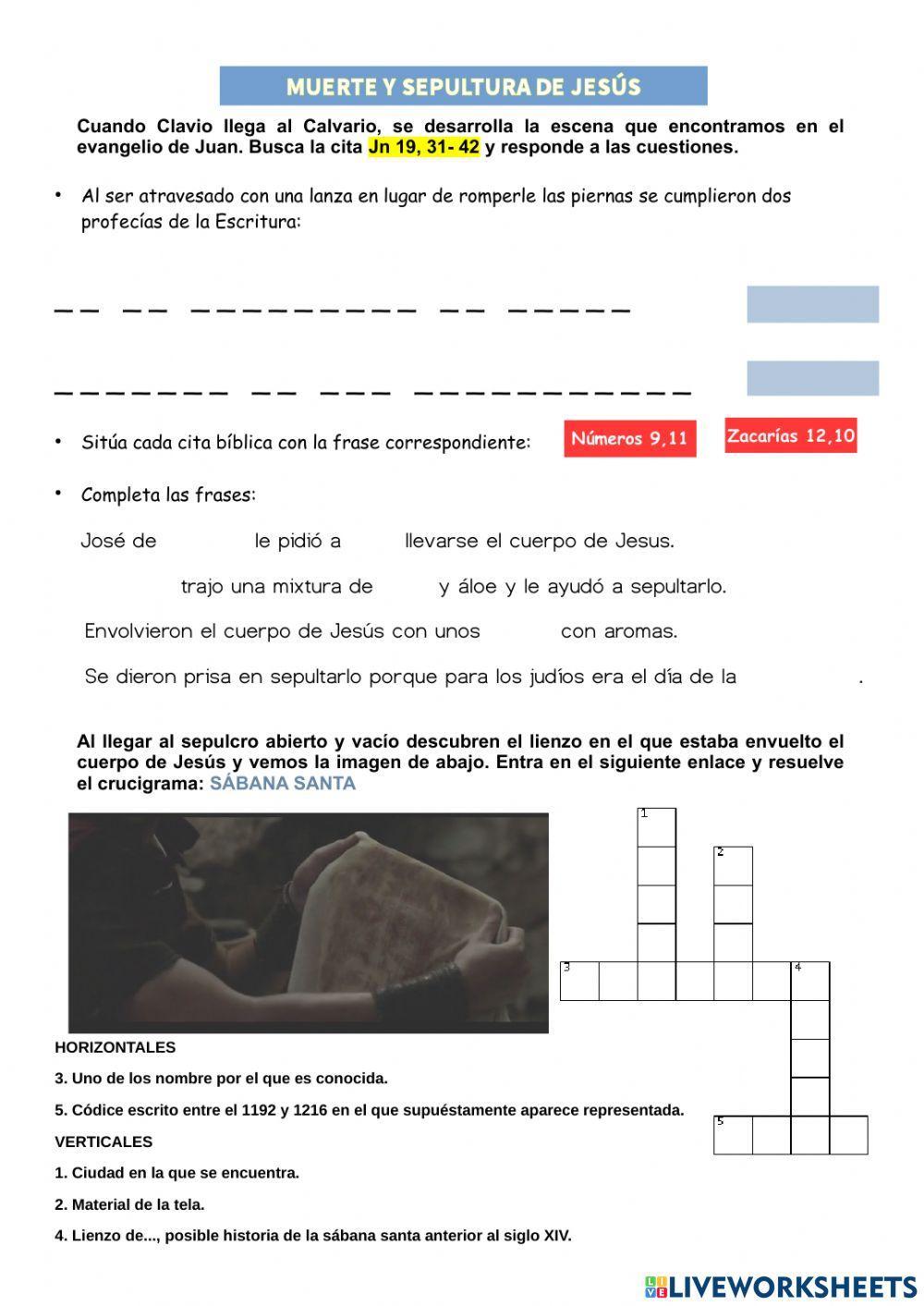 Actividades Resucitado 2