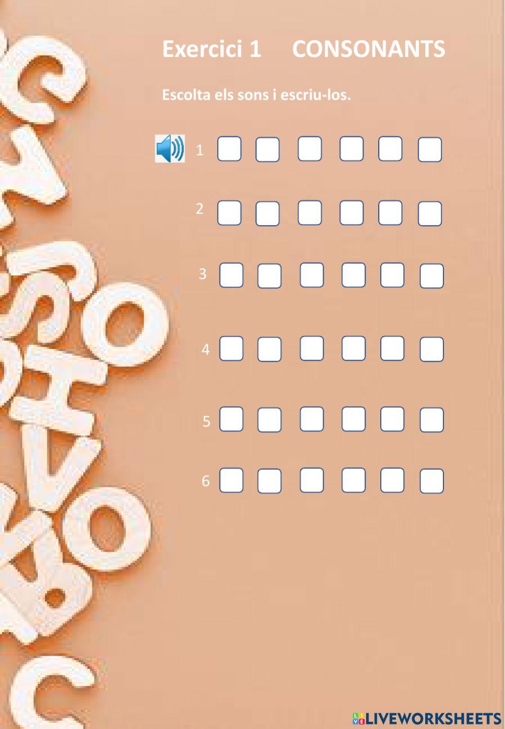 Els sons de les consonants