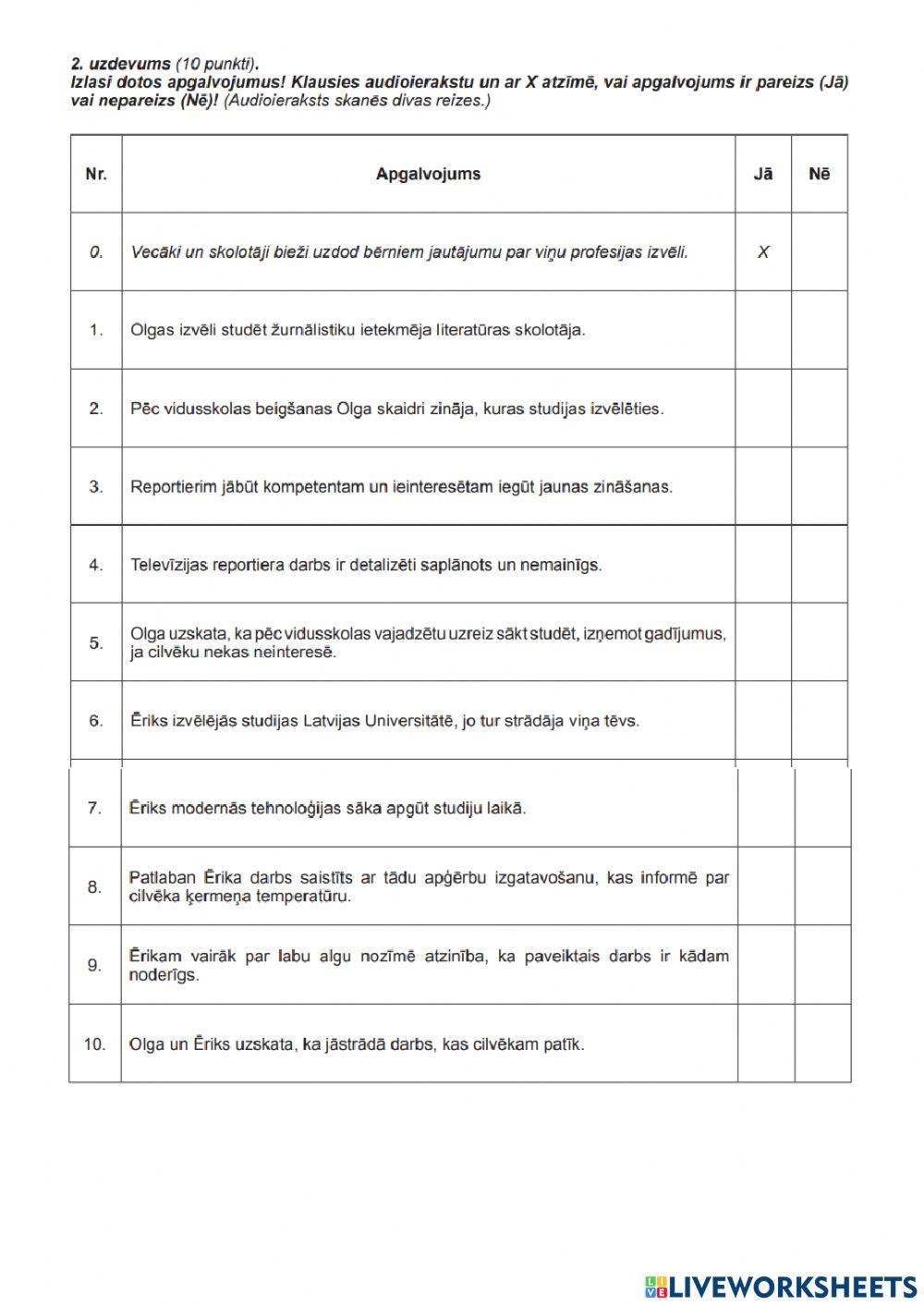 2018.gada eks. Klausīšanās 9.kl. LAT2
