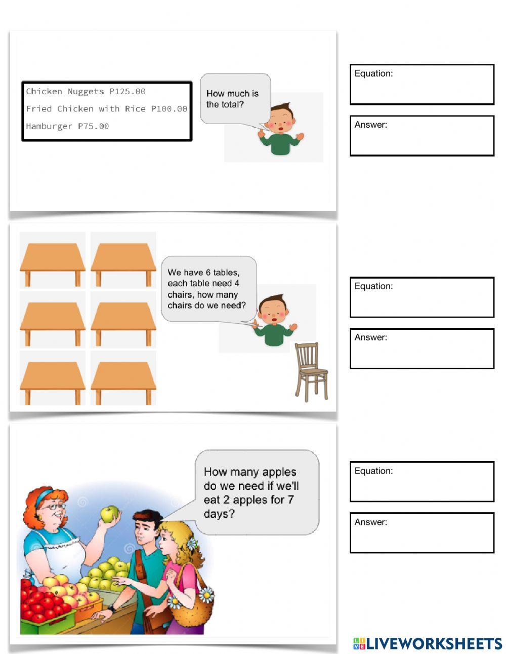 Math Equation and Measurement