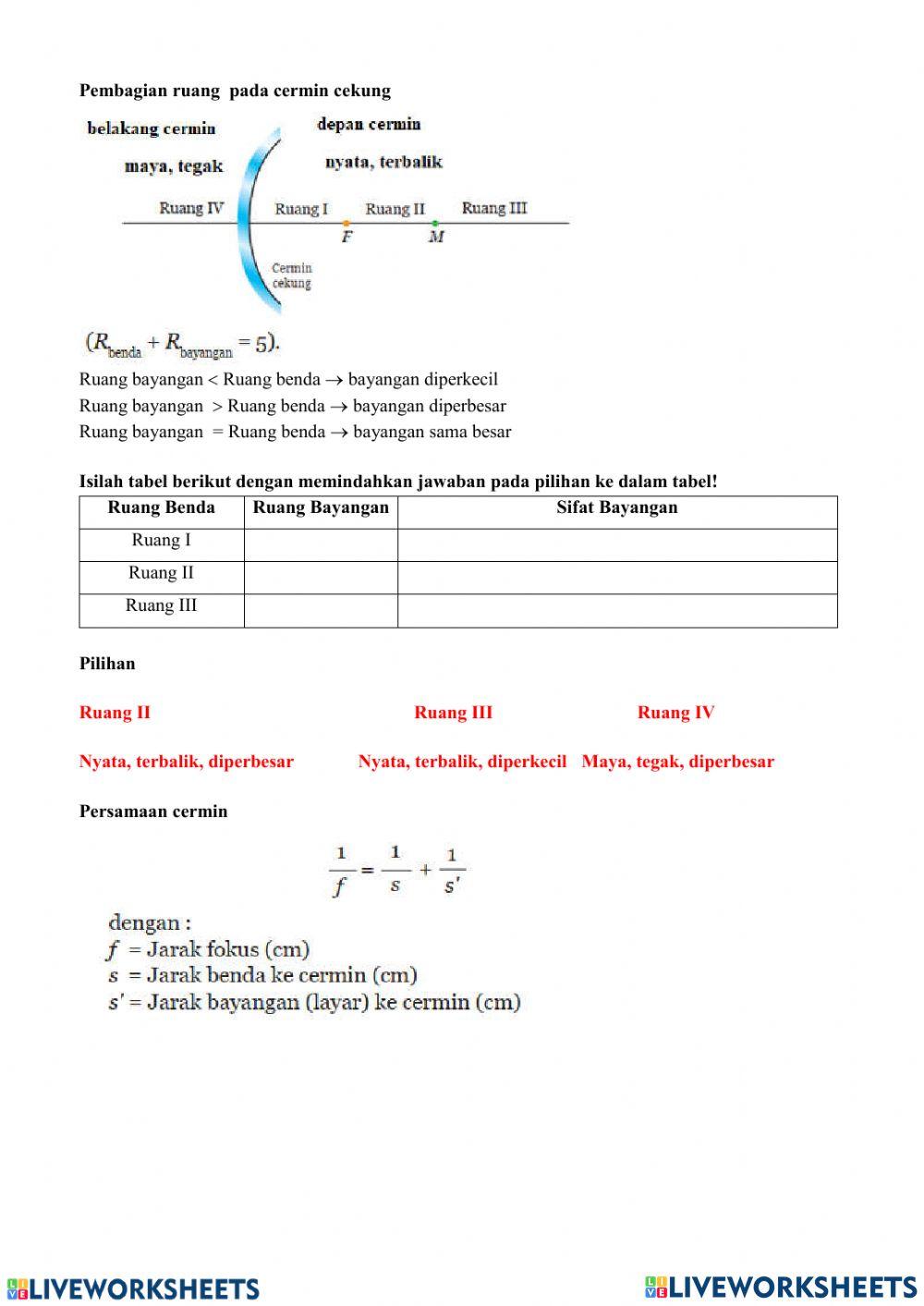 Cahaya dan Alat Optik