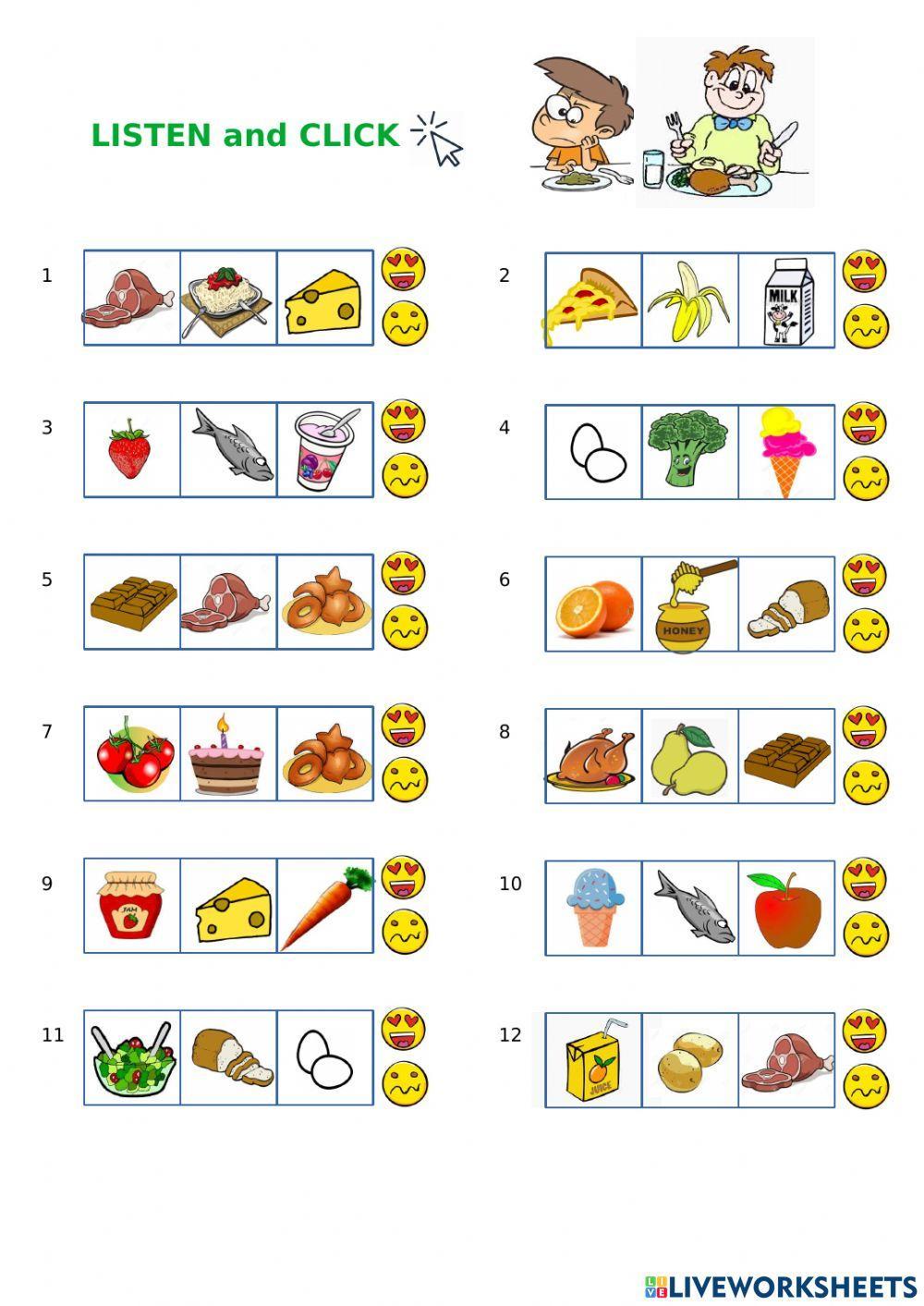 FOOD: Do you like...? FOOD: Do you like...?