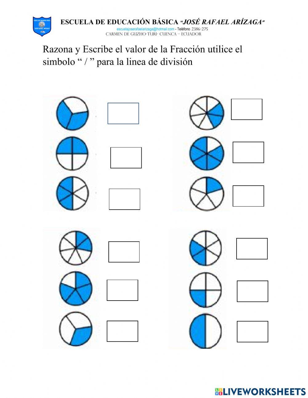 Razonamiento con Fracciones